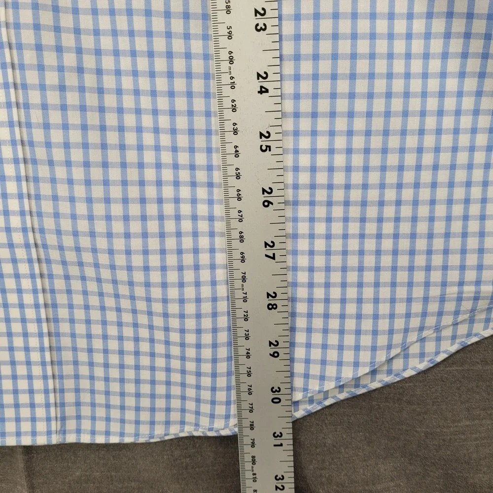 Brooks Brothers‎ Mens Non Iron Gingham Check Button Down Shirt 16 2/3
